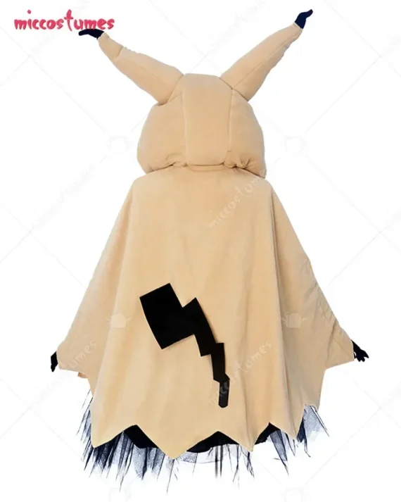 Womens Anime Ghost Cosplay Yellow Hooded Cloak Set 3 | PricZone