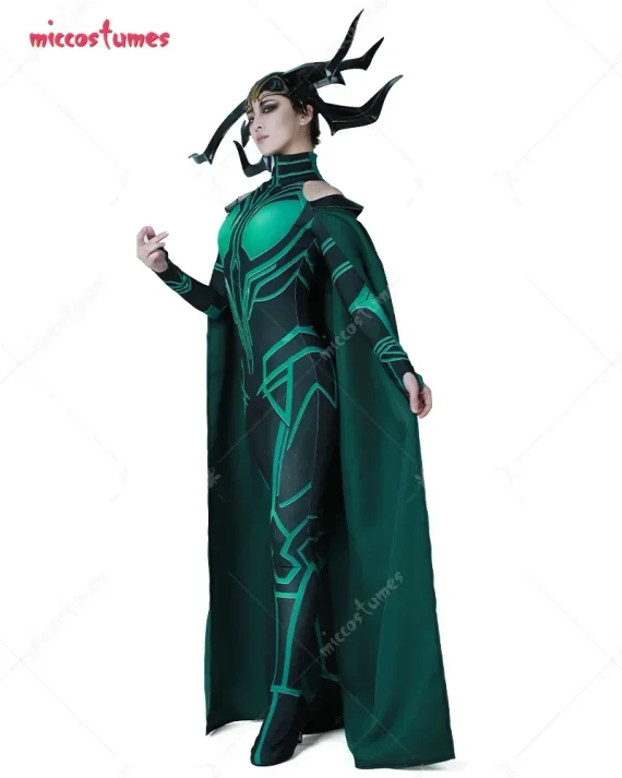 Goddess Cosplay Costume Jumpsuit with Cape 6 | PricZone