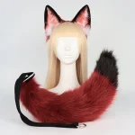 Plush Fox Tail Ears Headband Cosplay Set 3 | PricZone