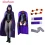 Womens Raven Cosplay Costume Purple Cloak