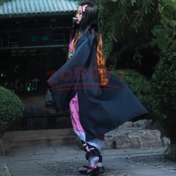 Demon Slayer Nezuko Cosplay Costume Kimono 2 | PricZone