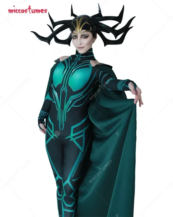 Goddess Cosplay Costume Jumpsuit with Cape 4 | PricZone