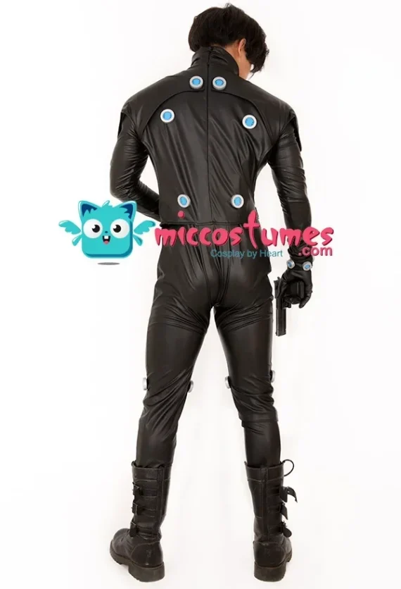 Mens Black Bodysuit Cosplay Jumpsuit 5 | PricZone