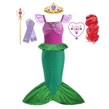 Mermaid Ariel Kids Costume 1