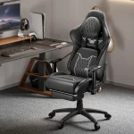 Ergonomic Gaming Chair with 4D Armrests and Footrest 2 | PricZone