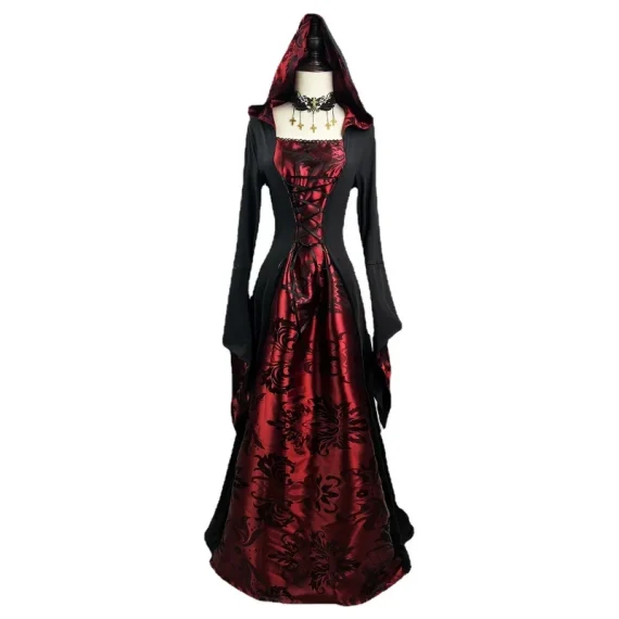 Plus Size Vampire Gothic Witch Cosplay Dress 5 | PricZone