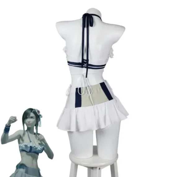 Final Fantasy VII Aerith Tifa Cosplay Swimsuit 3 | PricZone