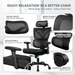 Ergonomic Office Chair with High Back and Lumbar Support 4 | PricZone