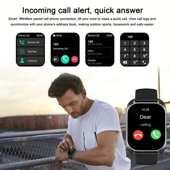 Smartwatch with Calling and SMS Reminders 4 | PricZone