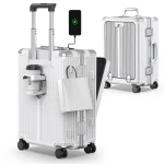 Airline Approved 22 Inch Carry On Suitcase White 1 | PricZone