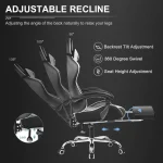 Adjustable Gaming Chair with Headrest and Swivel Seat 4 | PricZone