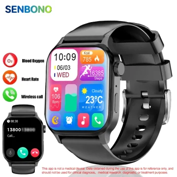 SENBONO Mens Bluetooth Smartwatch Fitness Tracker 1