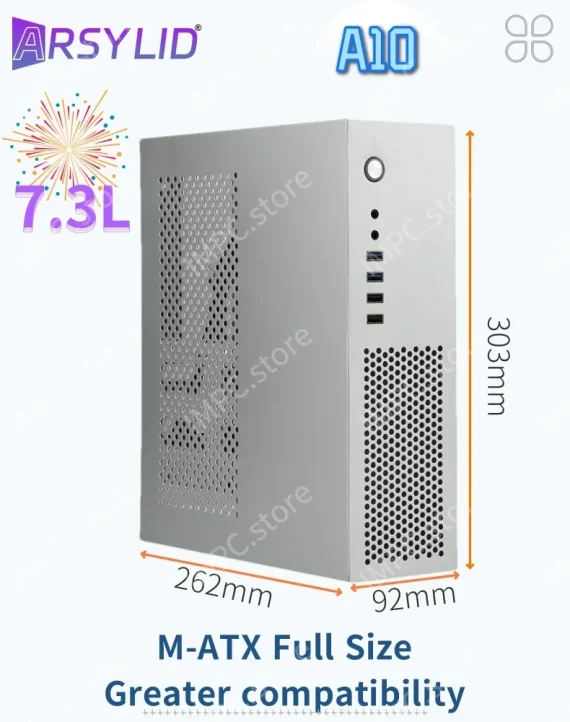 A10 73L M ATX HTPC Mini PC Chassis 5 | PricZone