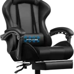 Ergonomic Gaming Chair with Footrest and Lumbar Support 1 | PricZone