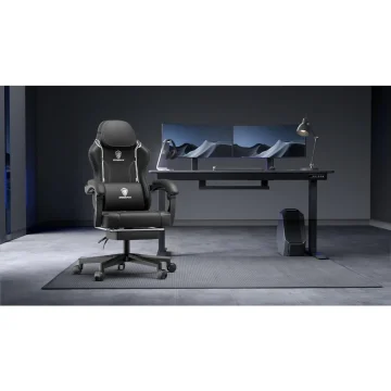 Gaming Chair with Massage Lumbar Support 1