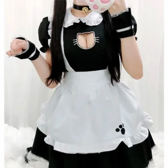 Fantasy French Maid Cosplay Dress Plus Size 1 | PricZone