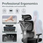 Ergonomic Office Chair with High Back and Lumbar Support 3 | PricZone