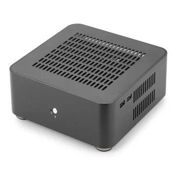 RGEEK L80S Aluminum Mini-ITX PC Case with PSU 2