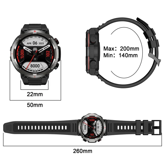 Smartwatch for Men with Bluetooth Calling IP68 6 | PricZone