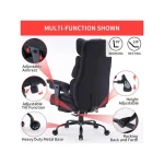 Ergonomic Fabric Office Chair with Footrest Support 4 | PricZone