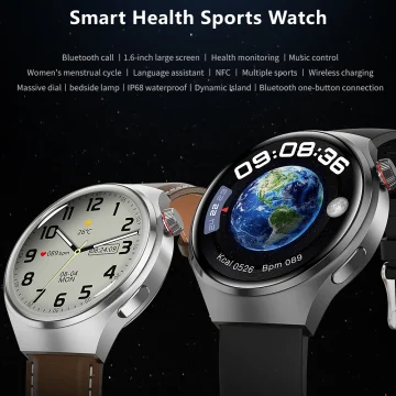 GPS Sports Smartwatch NFC Waterproof HD Touch Screen 2