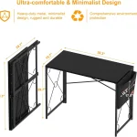 39 Inch Folding Computer Desk with Storage Bag 2 | PricZone