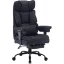 Ergonomic Fabric Office Chair with Footrest Support