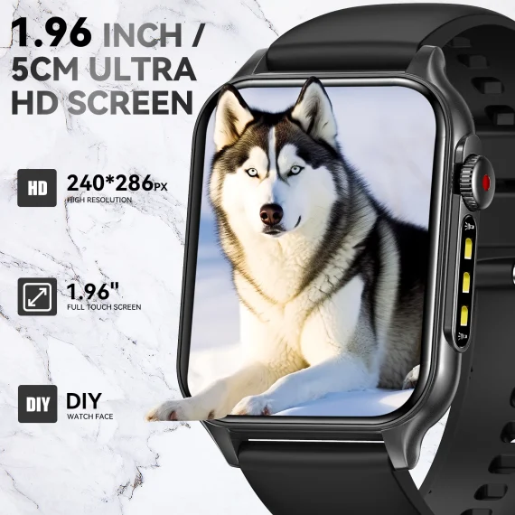 EIGIIS P6 Max Smartwatch Bluetooth Call 196 Inch HD 4 | PricZone