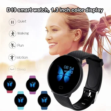 D19 Smart Watch Women Heart Rate Fitness Tracker 2