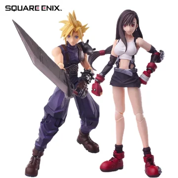 Square Enix Bring Arts Cloud Strife and Tifa Figures 1