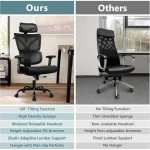 Ergonomic Office Chair with High Back and Lumbar Support 6 | PricZone