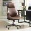 Ergonomic Office Chair with Lumbar Support – Dark Brown