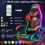 RGB Light Gaming Chair with Bluetooth and Massage 4 | PricZone