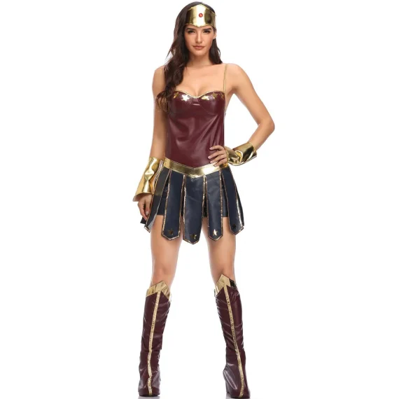 Plus Size Wonder Woman Cosplay Costume 6 | PricZone