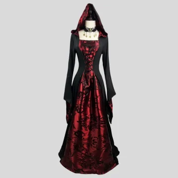 Plus Size Vampire Gothic Witch Cosplay Dress 2