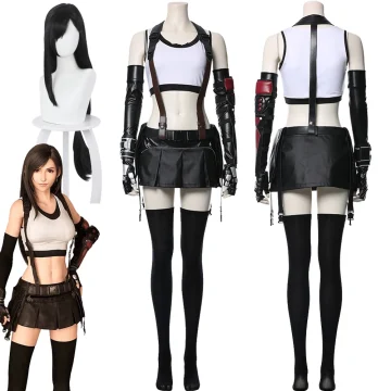 Final Fantasy Tifa Lockhart Cosplay Outfit Set 1 | PricZone