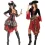 Plus Size Women Pirate M-3XL Cosplay Dress