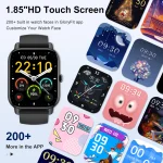 185 inch Waterproof Smartwatch with 110+ Modes 2 | PricZone