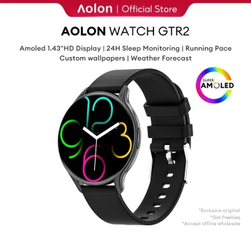 Aolon GTR2 Smart Watch with AMOLED Screen & Calls 1