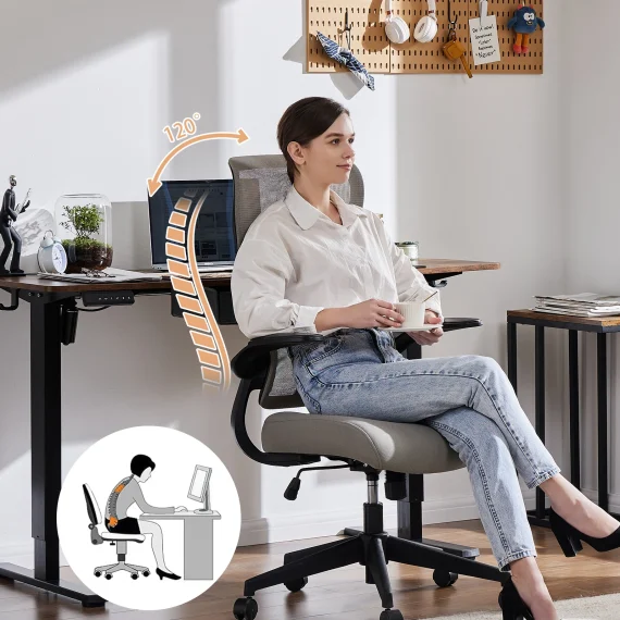 JHK Ergonomic Mesh Office Chair with Lumbar Support 3 | PricZone