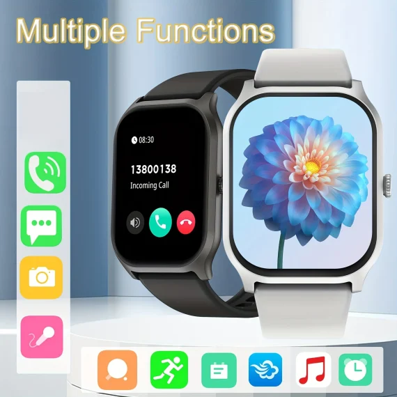 Smart Watch with Wireless Calling and Fitness Monitoring 1 | PricZone