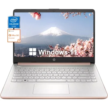 HP 14 Inch Business Laptop 16GB RAM 384GB Rose Gold 1