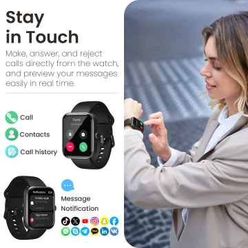 TOZO S3 Smart Watch 1.83-Inch Fitness Tracker 2