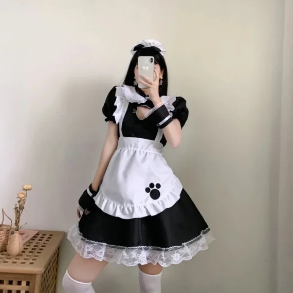 Fantasy French Maid Cosplay Dress Plus Size 3 | PricZone