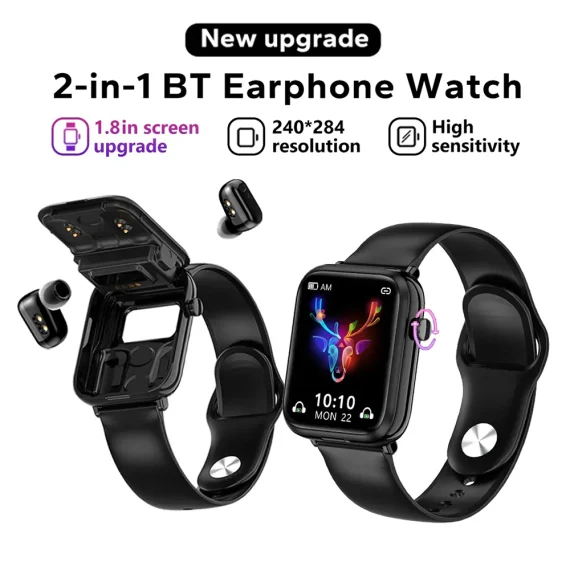 2 in 1 TWS Headset Smartwatch Waterproof Bluetooth 1 | PricZone