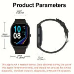 Smart Watch with Wireless Calling and Fitness Monitoring 2 | PricZone