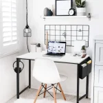 Modern Small White Writing Desk for Home Office 2 | PricZone