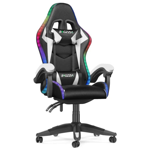 RGB Gaming Chair with LED Lights and Lumbar Support 6 | PricZone