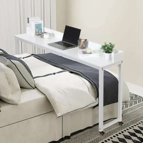 Adjustable Overbed Table with Wheels for Laptop 1 | PricZone