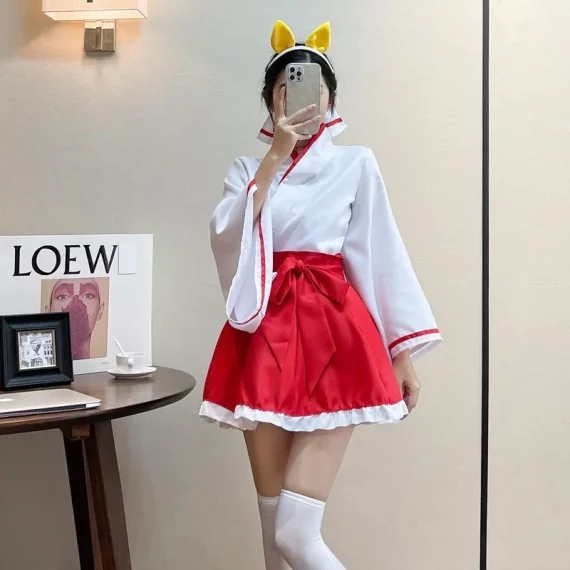 Plus Size Lolita Kawaii Kimono Robe Anime Cosplay 4 | PricZone